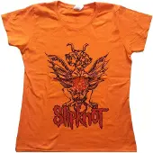 Ginza.se Slipknot: Ladies T-Shirt/Winged Devil (Orange) (Back Print) (Small)
