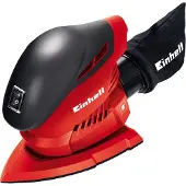 Einhell TH-OS 1016, Deltaslipmaskin, Kardborreband, Svart, Röd, 12000 RPM, 24000 RPM, 90 dB