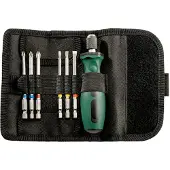 Metabo 626723000-1 Bit-Set 7 delar inkl. skruvmejsel-bitshållare