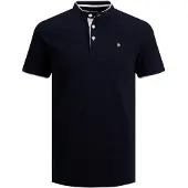 Jack & Jones T-shirt 'JJEPaulos' marinblå / vit