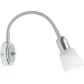 Brilliant Sofia, Utanpåliggande spotlight, E14, 1 lampor, LED, Nickel, Rostfritt stål, Vit