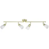 Brilliant Sofia 55331/18 Tak-spotlights LED E14 160 W Mässing, Alabaster