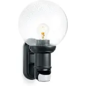 Steinel L 560 S 634216 Utomhusväggbelysning med rörelsedetektor Lågenergilampa, LED E27 60 W Svart