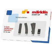 Märklin H0 C-spår (med ballast) 24900 Förlängningsset C1