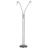 Leuchtendirekt LED golvlampa MAX, Aluminium / grå / zink, Vardagsrum / matsal, Metall, Modern, LED-golvlampa