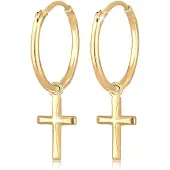 Elli Örhängen 'Kreuz' guld