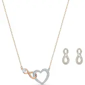 Swarovski Smyckeset 'Hyperbola' guld / silver / transparent