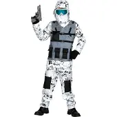 Widmann Arctic Special Forces Barn Maskeraddräkt - Small