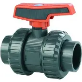 Cepex 36519 Pvc-u Ø4 Kulventiler Standardserie Pe Epdm Bsp Invändig Gänga Blå Prick