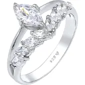 Elli PREMIUM Ring silver / transparent