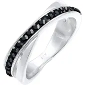 Elli Ring svart / silver