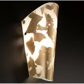 Selene Vägglampa Bloom, dimbar, Mässing / guld, Hall, Glas, Modern, Vägglampa, vägglampa inomhus