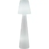 Newgarden Lola LED-golvlampa, kabel, höjd 200 cm, Vitt / opal, Syntetmaterial