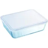 Pyrex 3137610000728, Rektangulär, Glas, Transparent, 250 mm, 200 mm, 1 styck