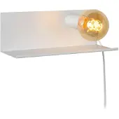 Lucide Vägglampa Sebo, Vitt / opal, Vardagsrum / matsal, Metall, Modern, Vägglampa, vägglampa inomhus