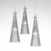 Selene Glas pendellampa Costa Rica, dimbar, Genomskinlig / transpare, Vardagsrum / matsal, Glas, Design, Pendellampa