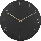 Karlsson Charm Engraved Numbers KA5762BK väggklocka 40 cm