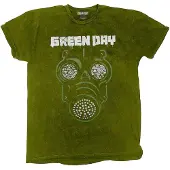 Ginza.se Green Day: Unisex T-Shirt/Gas Mask (Khaki Green) (Wash Collection) (X-Large)