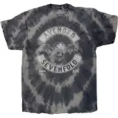 Ginza.se Avenged Sevenfold: Unisex T-Shirt/Deathbat Crest (Charcoal Grey) (Wash Collection) (Small)