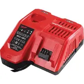 Milwaukee M12-18 FC - Batteriladdare - 155 Watt (M12, M18) - för M12, M12 BD-202C, M12 BDD-202C, M12 BPD-202C, M12 BST-0