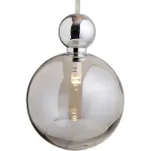 Ebb & Flow Glas pendellampa Uva L, dimbar, Aluminium / grå / zink, Vardagsrum / matsal, Glas, Skandinavisk, Pendellampa