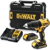 DeWalt DCD777S2T - Borr/drivare - sladdlös - 2 hastigheter - nyckellös chuck 13 mm - 65 N·m - 2 batterier - 18 V
