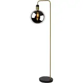 Lucide Golvlampa Julius, Svart, Vardagsrum / matsal, Glas, Modern, Golvlampa