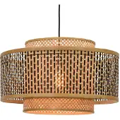Good&Mojo Hänglampa Bhutan, dimbar, Ljust trä, Vardagsrum / matsal, Bambu, Design, Pendellampa