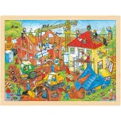 Goki Pussel Byggarbetsplats, 96 bitar