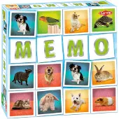 Tactic Memoryspel - Husdjur - - One Size - Memoryspel