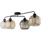 TK Lighting Taklampa Cubus , dimbar, Genomskinlig / transpare, Vardagsrum / matsal, Glas, Modern, Taklampa