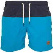Urban Classics Badshorts himmelsblå / mörkblå