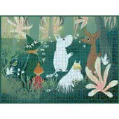 Barbo Toys Moomin Art Green Pussel 1000 bitar