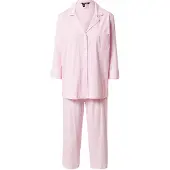 Ralph Lauren Pyjamas ljusrosa / vit