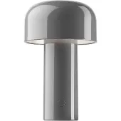 Flos Design bordslampa Bellhop, dimbar, Aluminium / grå / zink, Vardagsrum / matsal, Syntetmaterial, Design, Bordslampa