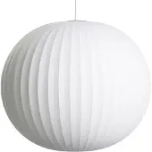 HAY Taklampa , Nelson Ball Bubble, dimbara, Vit, Vardagsrum, Plast, Design