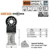 Cmt Instickssågblad OMF205 Long Life; BiM; 35 mm; 5 st.
