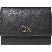 Calvin Klein Trifold Plånbok Läder Ck Logotyp