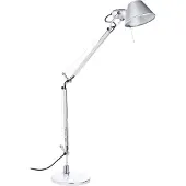 Artemide Tolomeo mini Tavolo lampa med fluffig aluminium