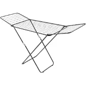 Metaltex Vulcano torkställ för kläder, svart Material: epoxibelagda stålrör, plast 1 st (407502034)