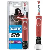Oral-B Vitality D100 KIDS Star Wars elektrisk tandborttagning Rød