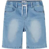 Name it Jeans 'Ryan' blå denim / karamell
