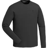 Pinewood Peached Långärmad T-shirt (Färg: Röksvart, Storlek: Large)