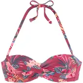 s.Oliver Bikiniöverdel blå / mörkgrön / rosa