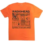 Ginza.se Radiohead: Unisex T-Shirt/Gawps (Orange) (Medium)