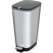 Curver Avfallsbehållare CEP - plast - 45 l - HxBxD 60,5 x 29 x 44,5 cm - grå