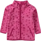Playshoes Fleecejacka rosa / mörkrosa
