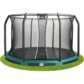 Salta Studsmatta Premium Ground Combo 427 cm grön