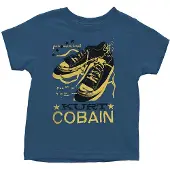 Ginza.se Kurt Cobain: Kids Toddler T-Shirt/Laces (Navy Blue) (18 Months)