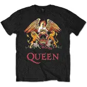 Ginza.se Queen: Kids T-Shirt/Classic Crest (Black) (5-6 Years)